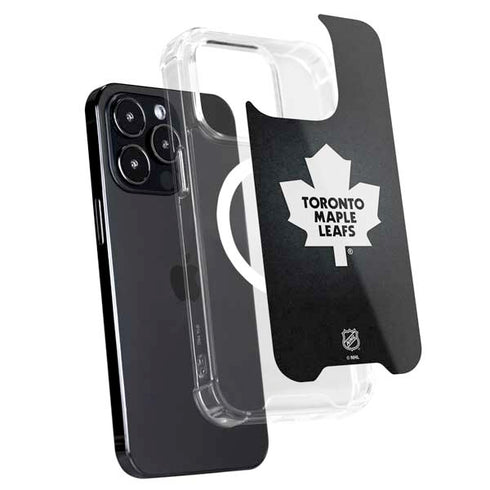 NHL Toronto Maple Leafs Black Background iPhone 16 Pro MagSafe Case